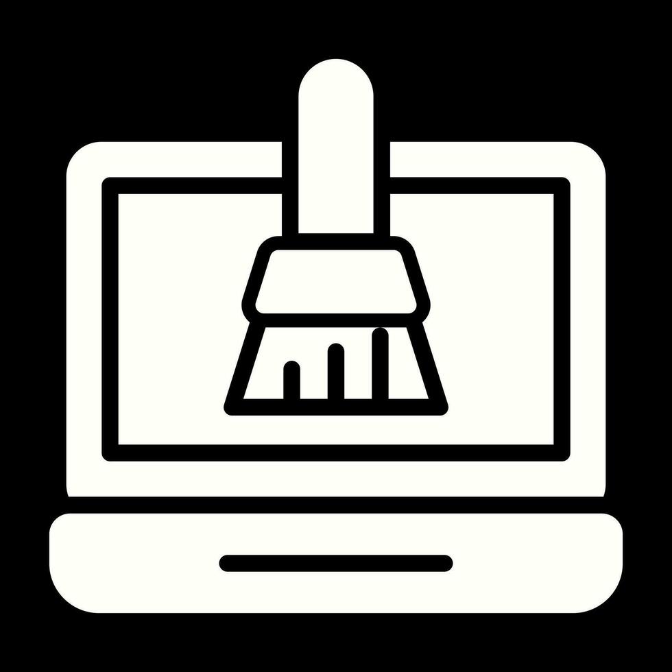 Disk Cleanup Vector Icon