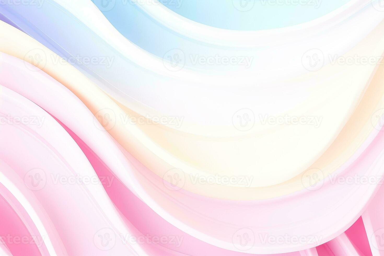 Abstract geometric shape with pastel background, Generative AI illustration photo