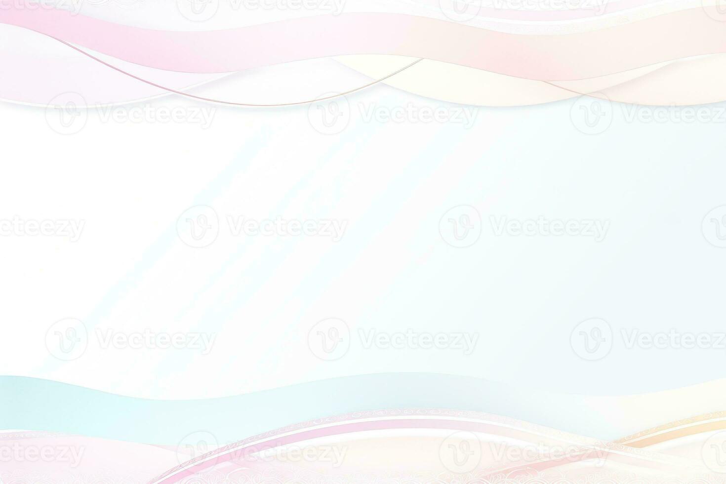 Abstract geometric shape with pastel background, Generative AI illustration photo