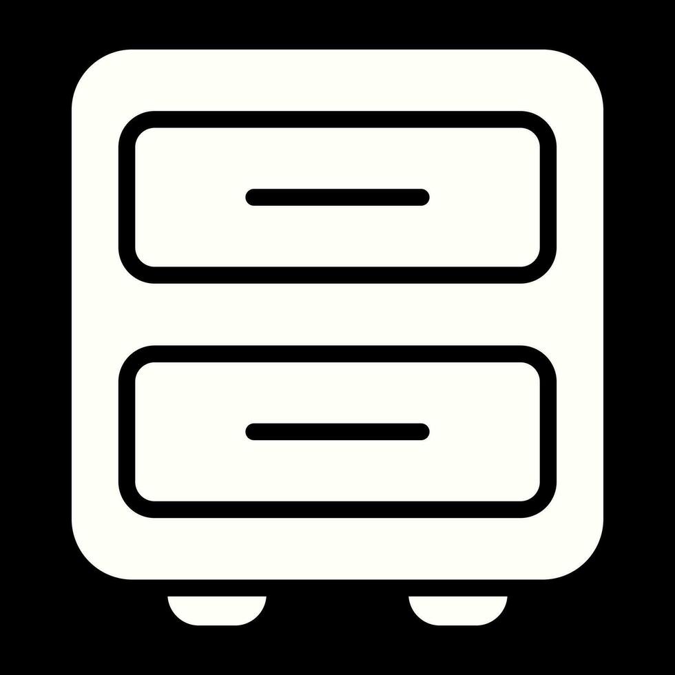 icono de vector de archivador