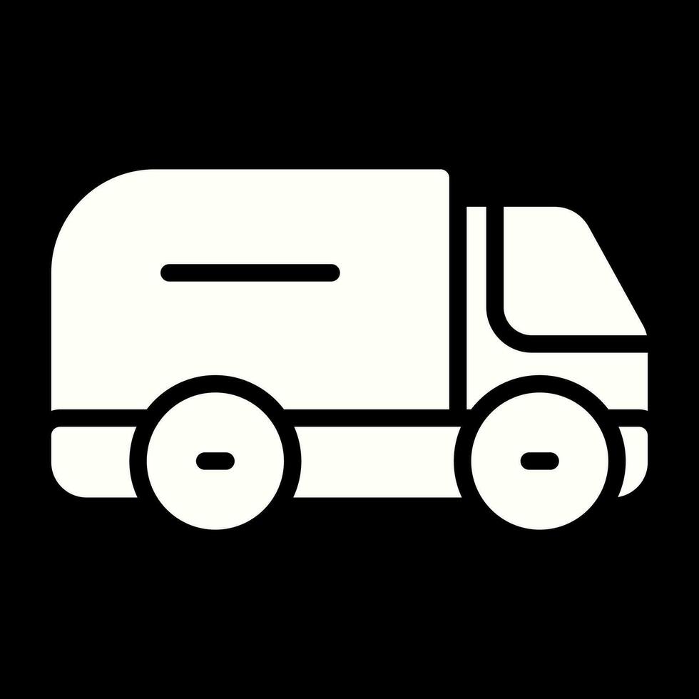 Truck Side Vector Icon