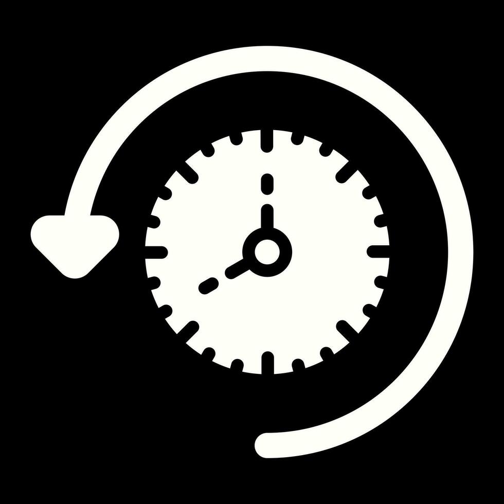 Time Past Vector Icon