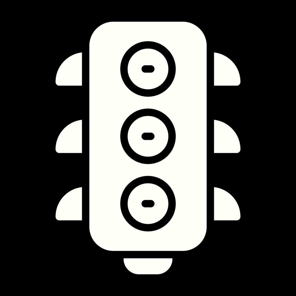 Traffic Lights Vector Icon
