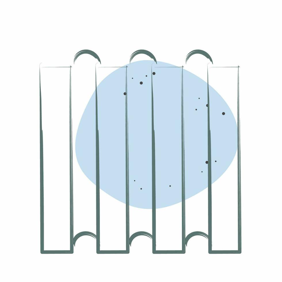 Icon Steel Sheet. related to Building Material symbol. Color Spot Style. simple design editable. simple illustration vector