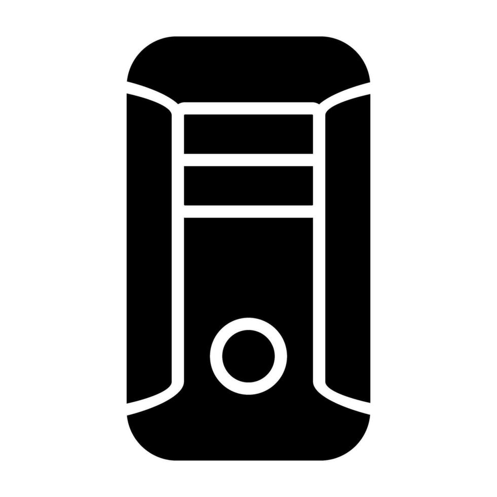 Cpu Tower Vector Icon