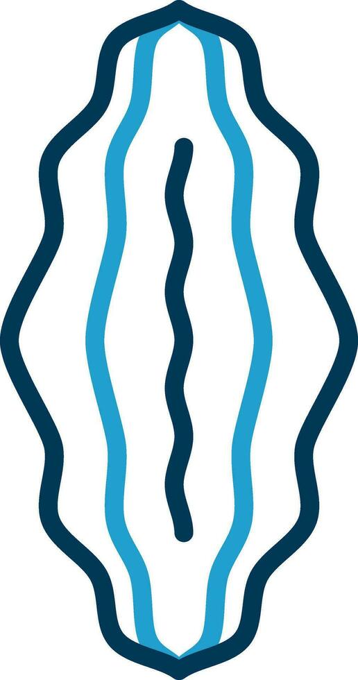 Bitter Melon Vector Icon Design