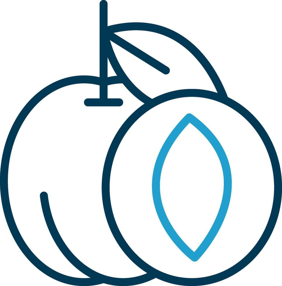 Apricot Vector Icon Design