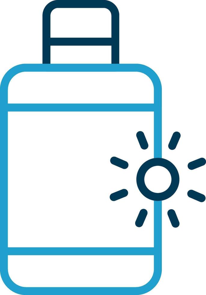Sunscreen  Vector Icon Design