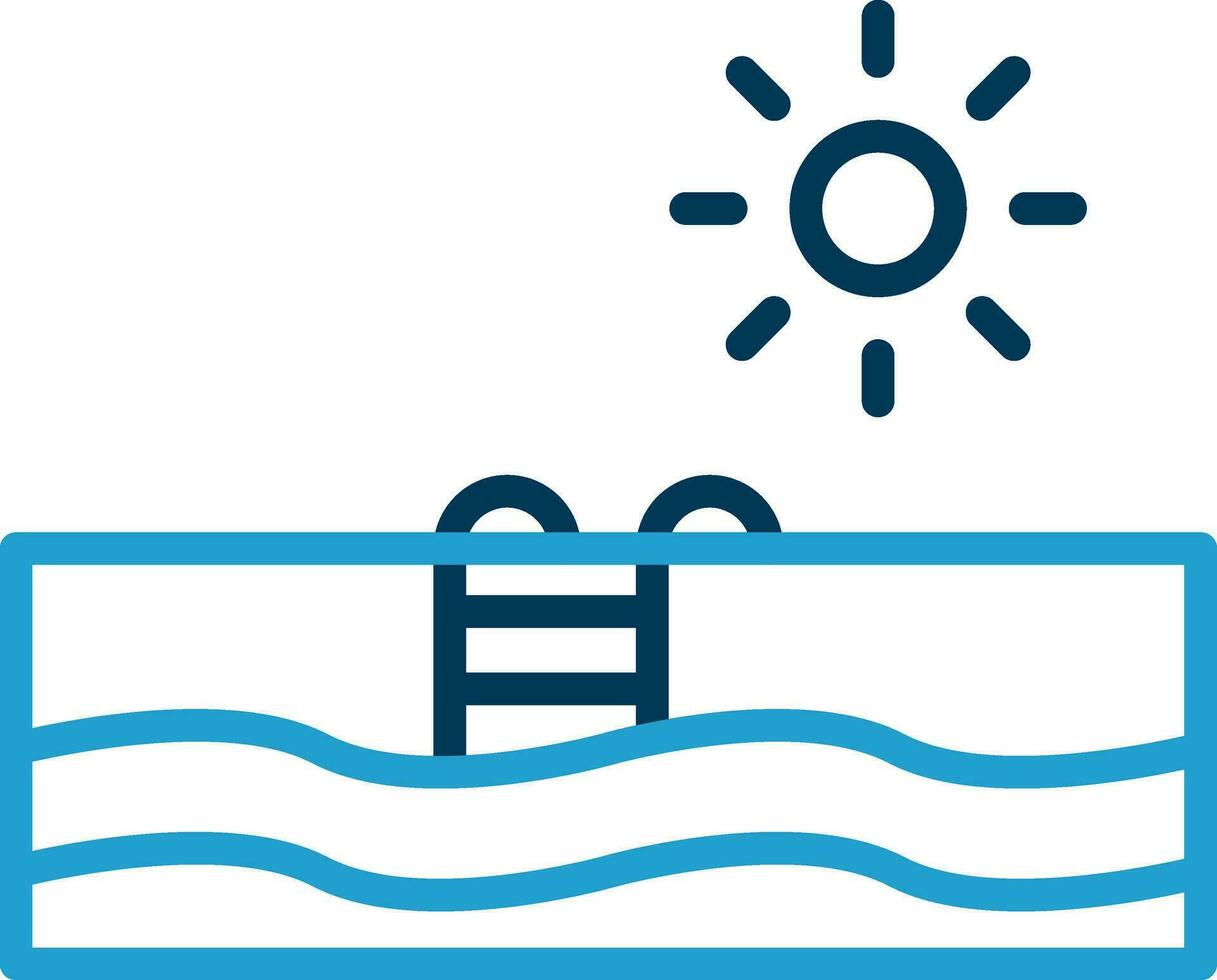 Swimming Pool  Vector Icon Design