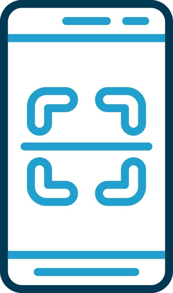 Mobile Scanner  Vector Icon Design