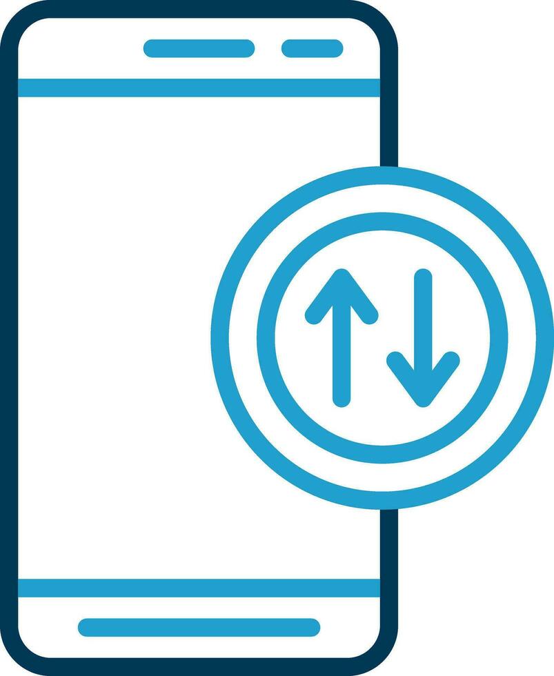Mobile Data  Vector Icon Design