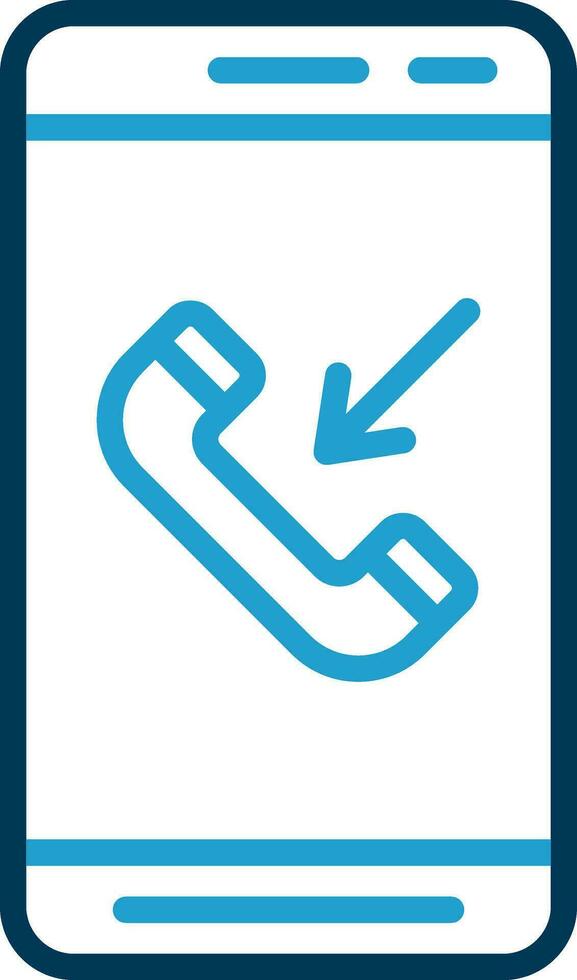 Incoming Call  Vector Icon Design