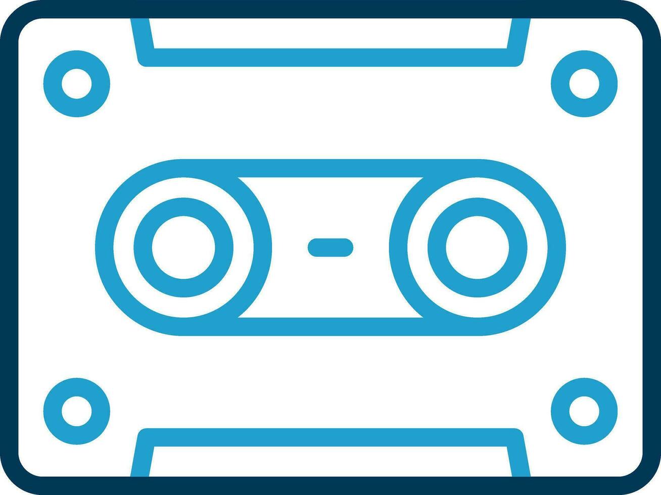 Video Tape  Vector Icon Design