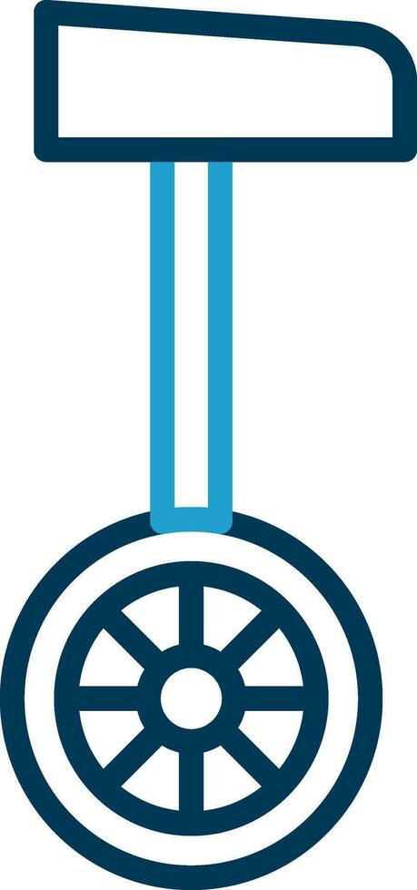 Unicycle  Vector Icon Design