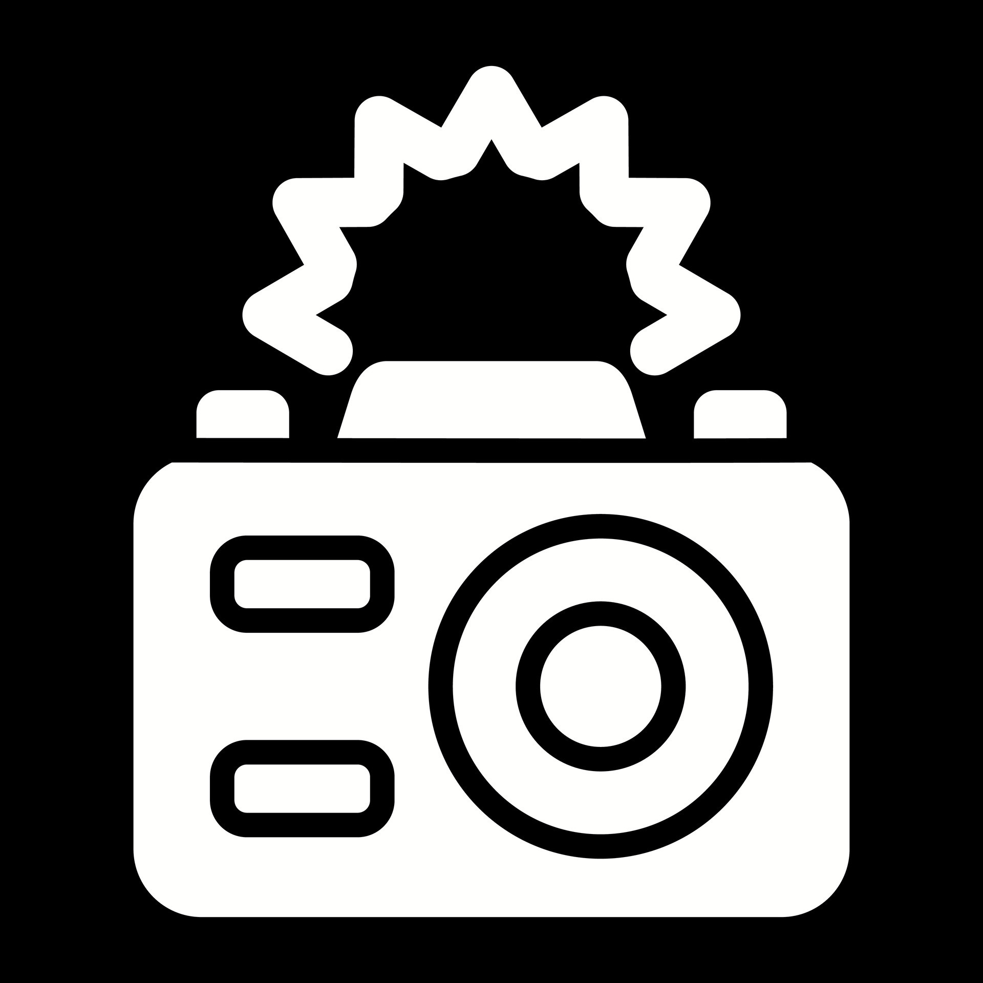 Camera Flash Vector Icon 28073367 Vector Art at Vecteezy