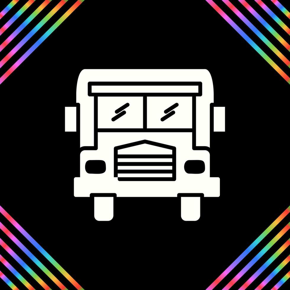 School Bus Vector Icon