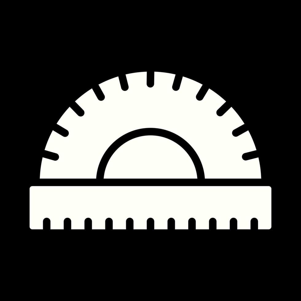 Protractor Vector Icon