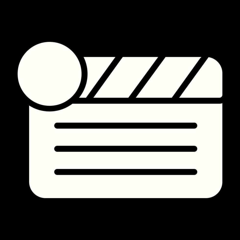 Clapper Board Vector Icon