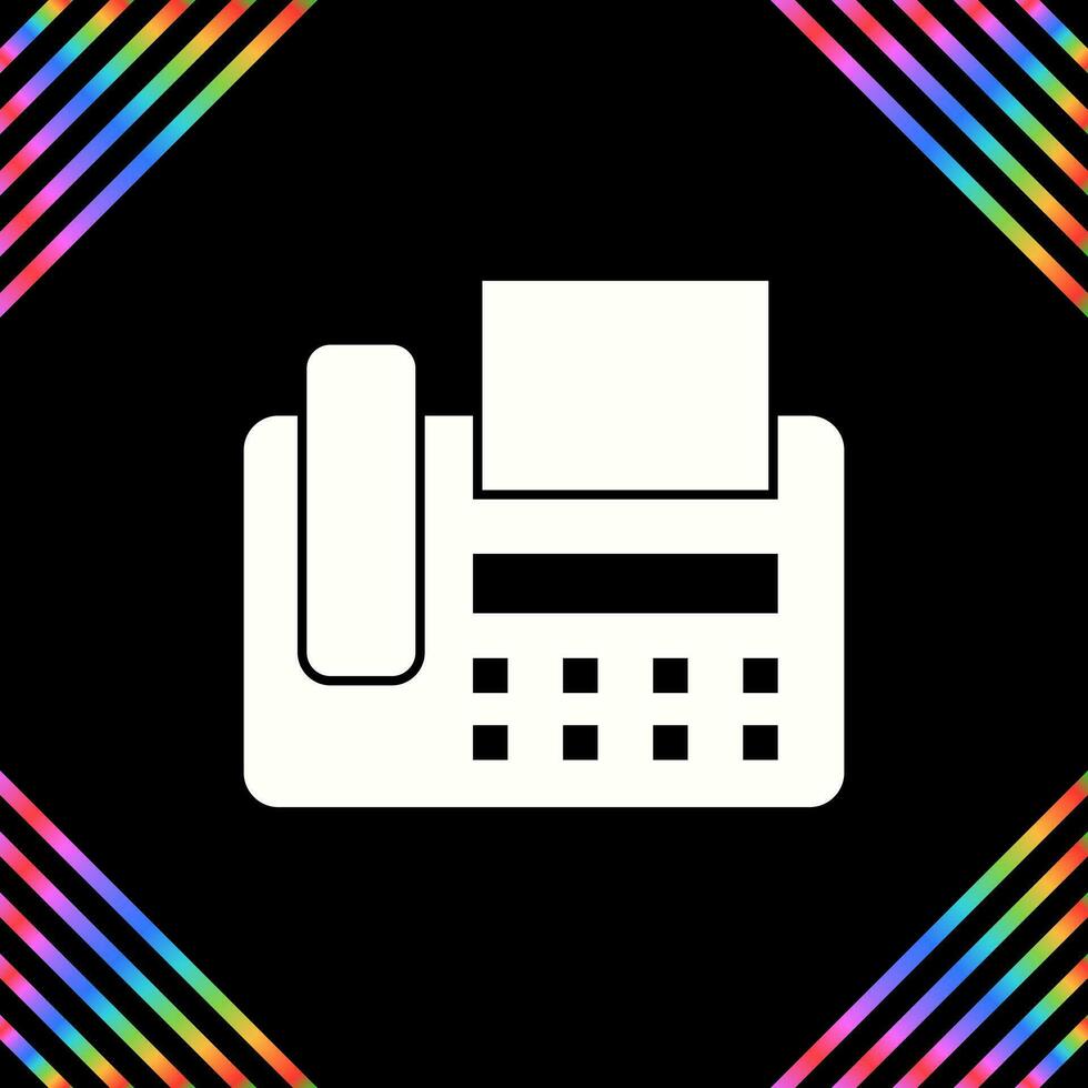 Fax Machine Vector Icon