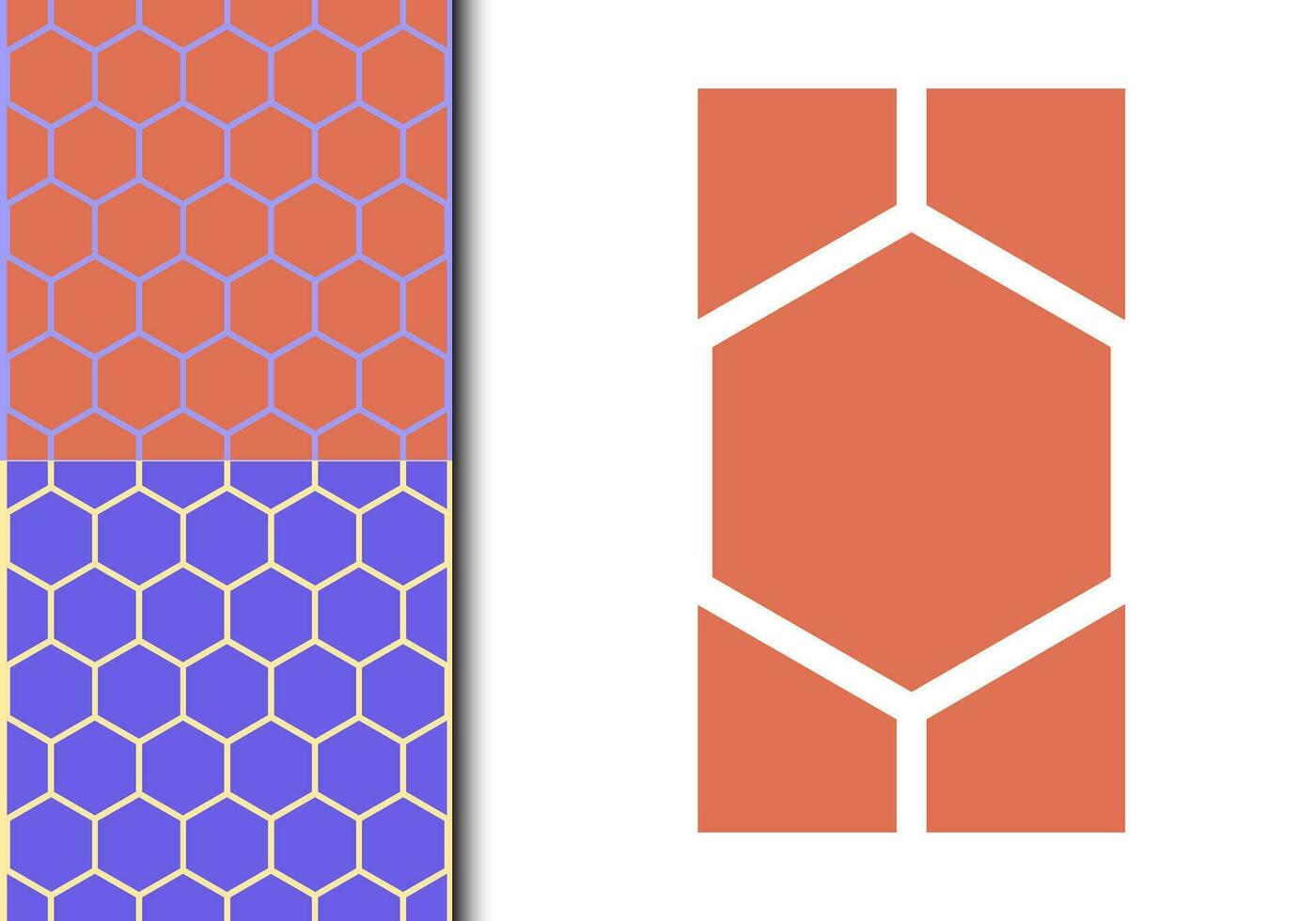 Geometry over lapping outline seamless pattern element vector for background. Modern and stylish shape texture. Fit for banner, backdrop, poster, fabrique, cover. Vector Eps 10