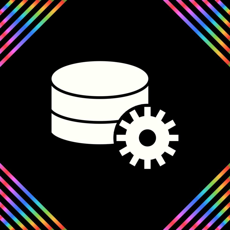 Database Setting Vector Icon
