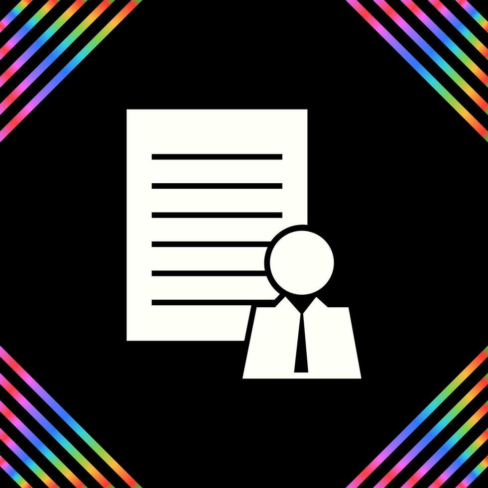 Client Profile Vector Icon