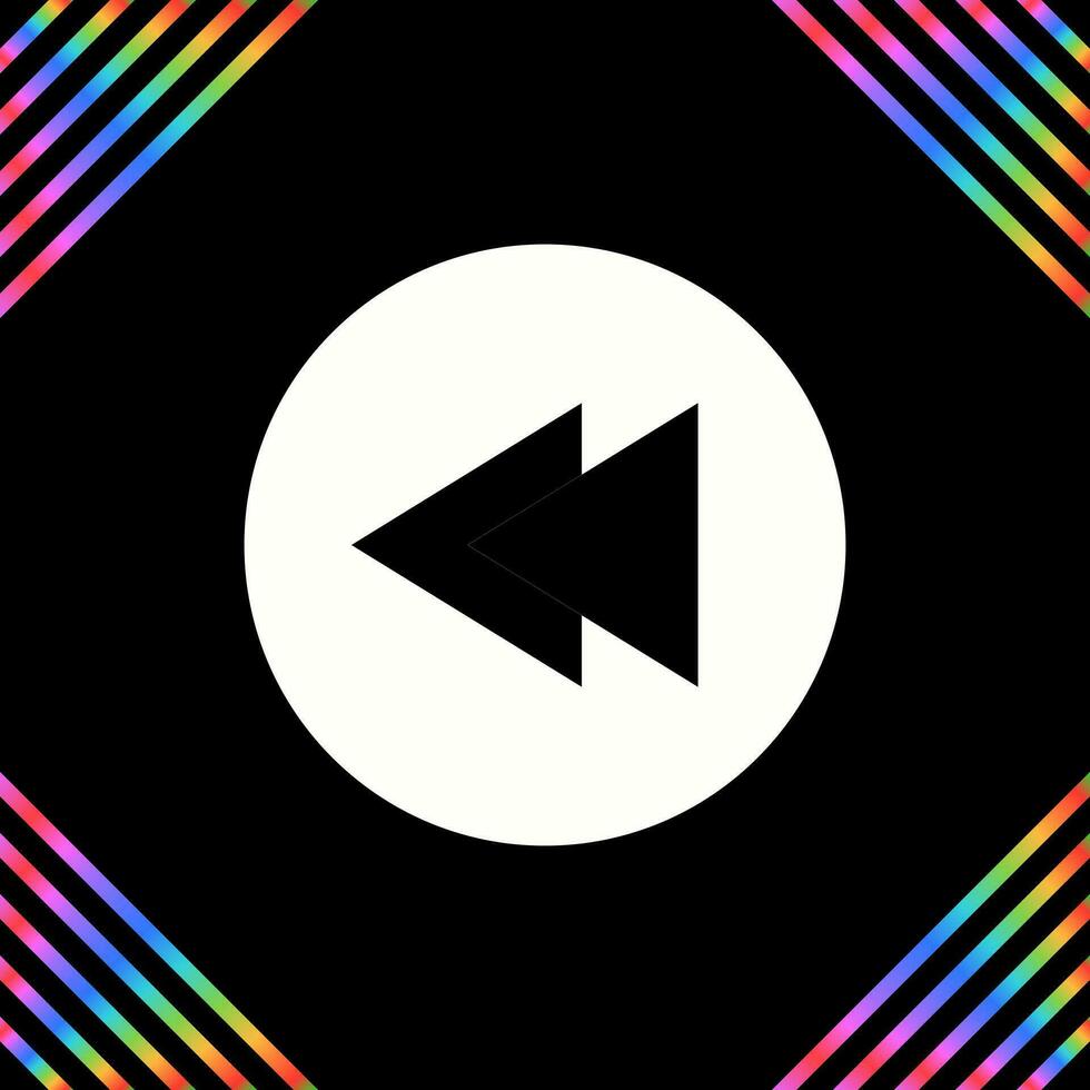 Previous Track Vector Icon