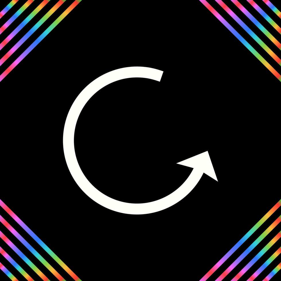 Right Back Arrow Vector Icon