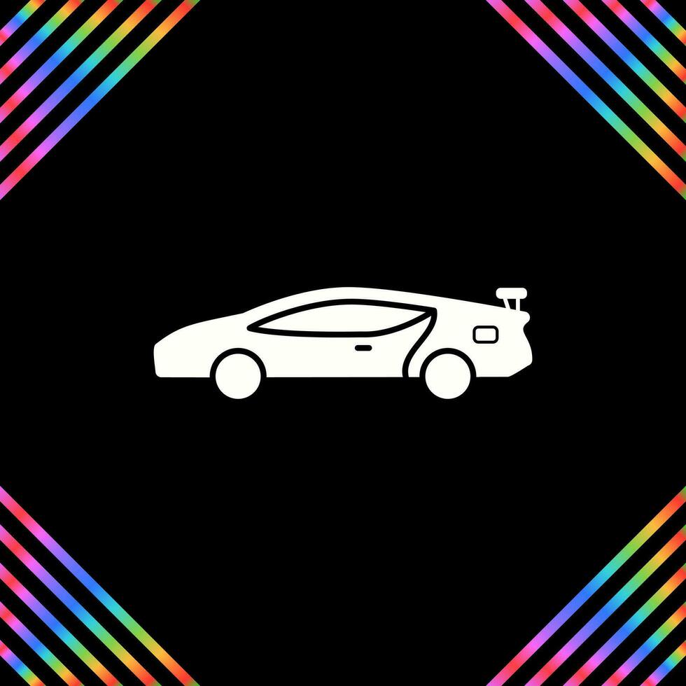 icono de vector de coche deportivo