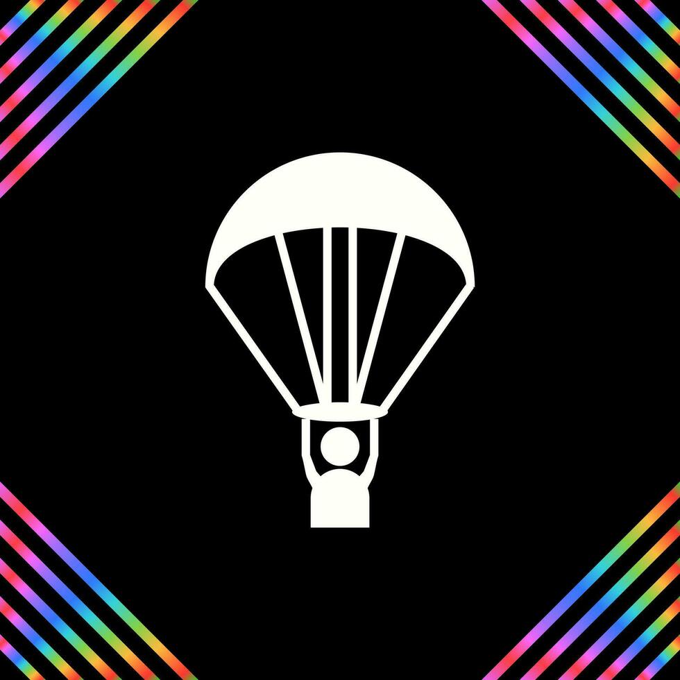 Paragliding Vector Icon