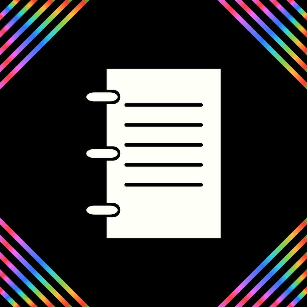 Notebook Vector Icon