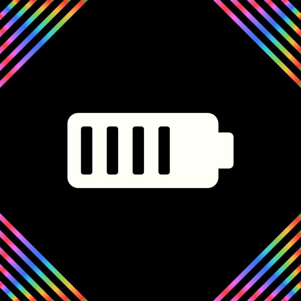 Full Battery Vector Icon