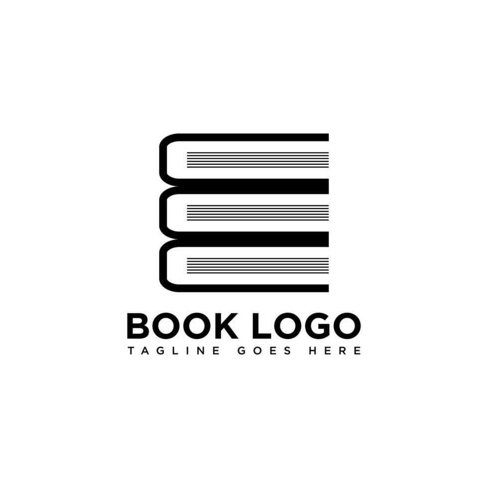 libro logo diseño. aislado en blanco antecedentes. libro icono. moderno diseño. vector ilustración