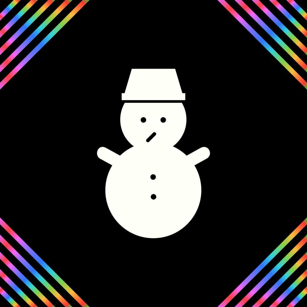 Snowman Vector Icon