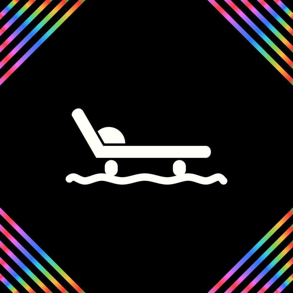 Sled with seat Vector Icon