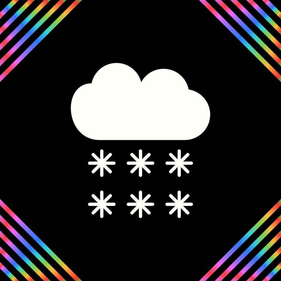 Snowing Vector Icon