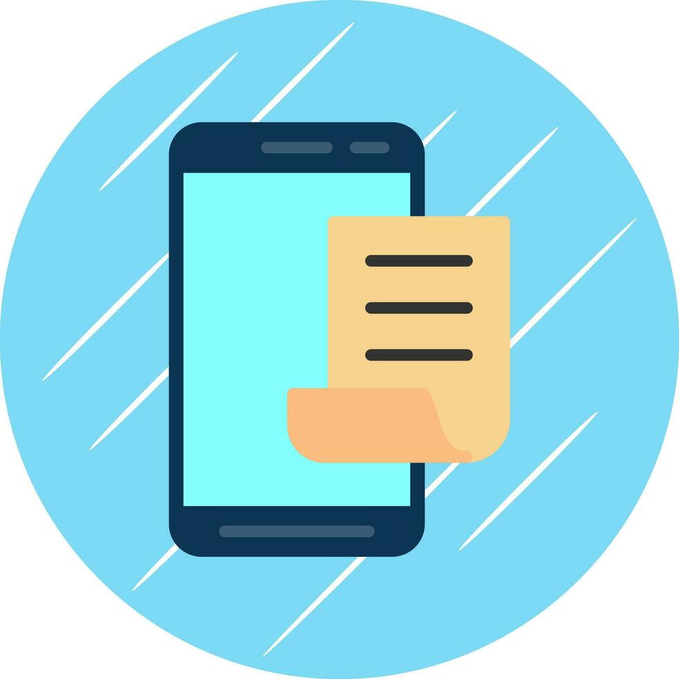 Mobile File  Vector Icon Design