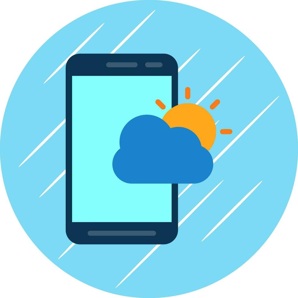 Weather App  Vector Icon Design