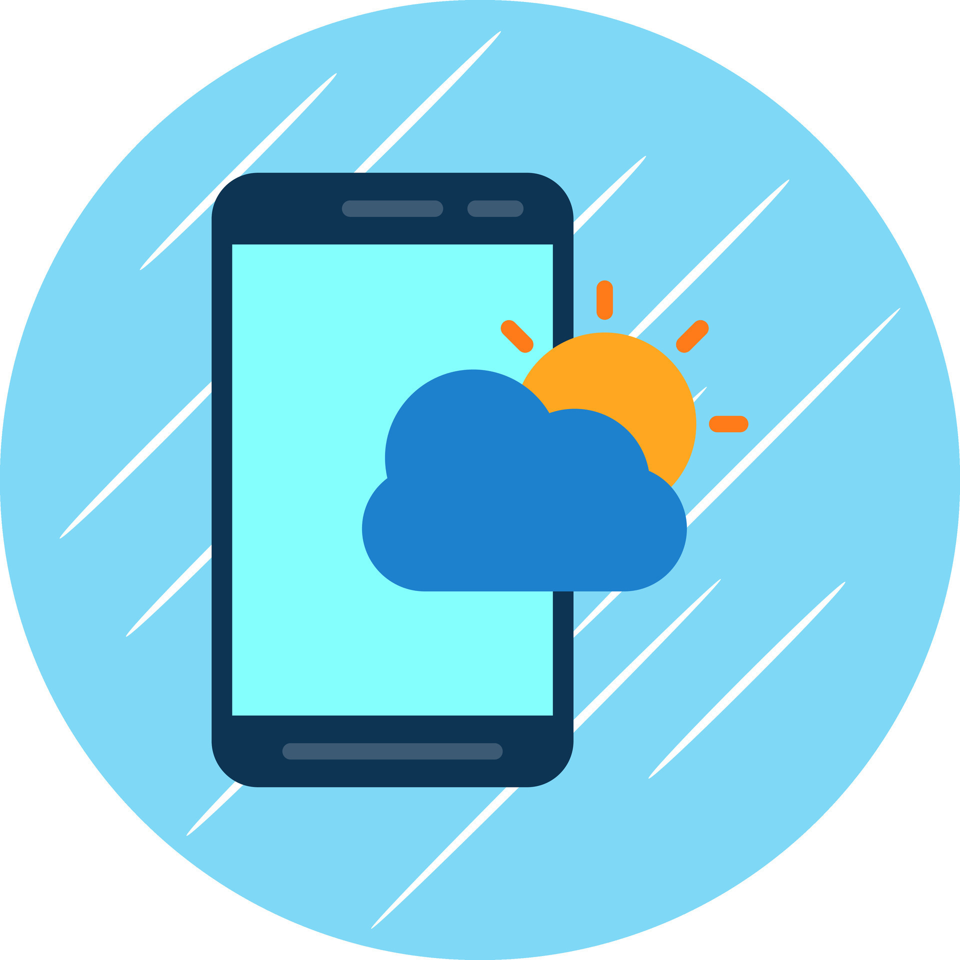 Weather App Vector Icon Design 28074784 Vector Art at Vecteezy