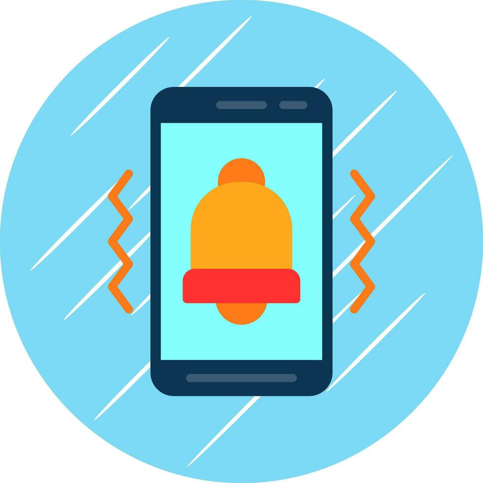 Mobile Vibrate  Vector Icon Design