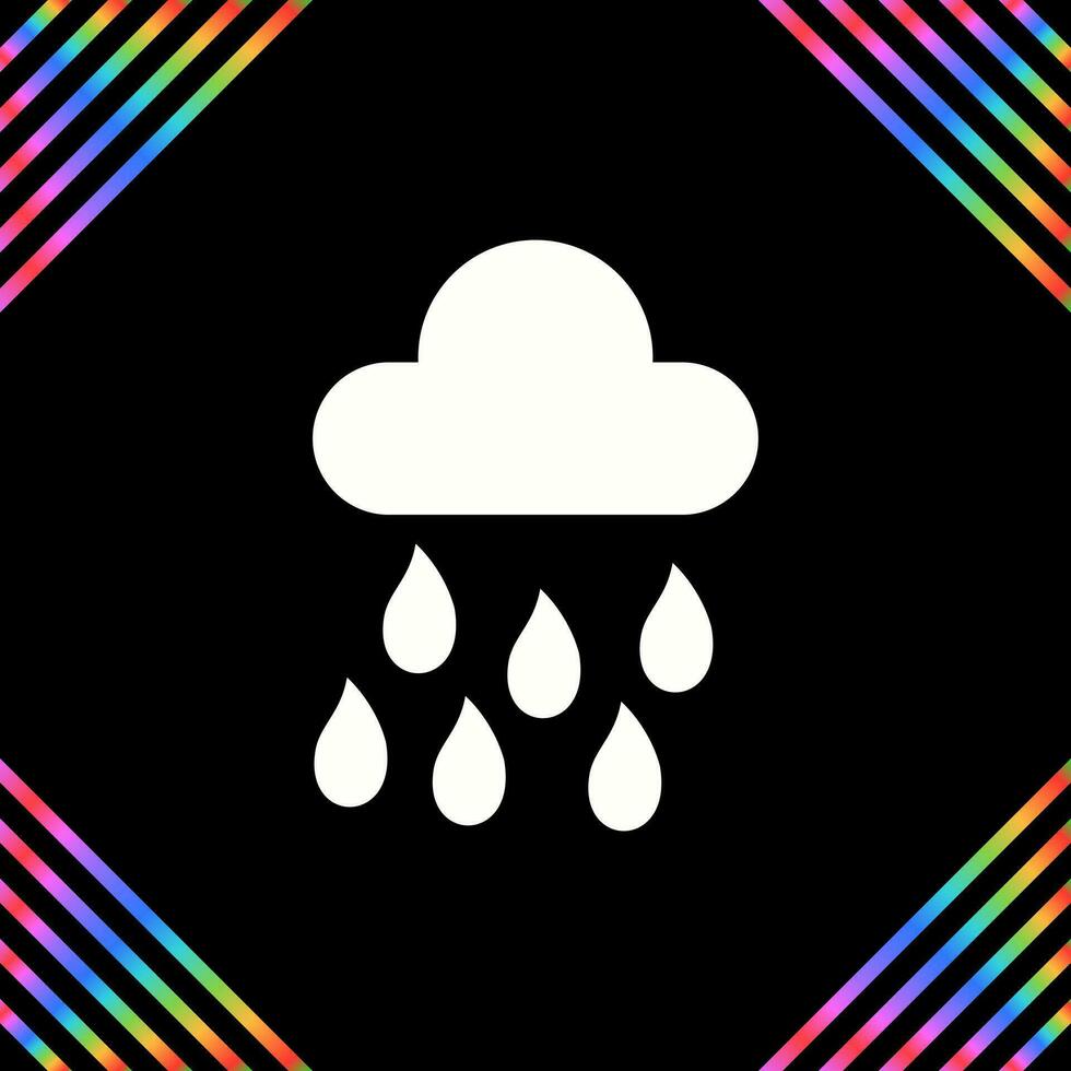 Raining Vector Icon