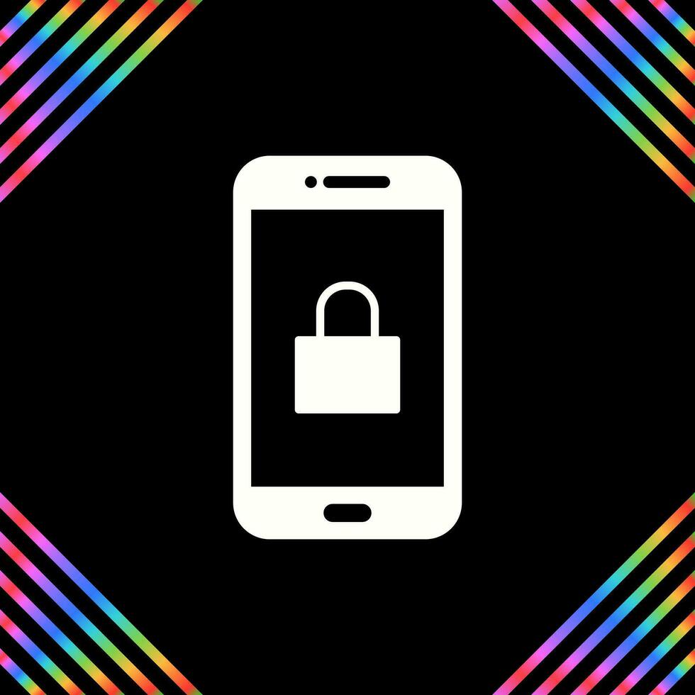 Locked Phone Vector Icon