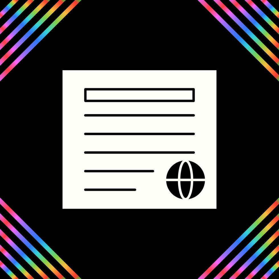 News Paper Vector Icon