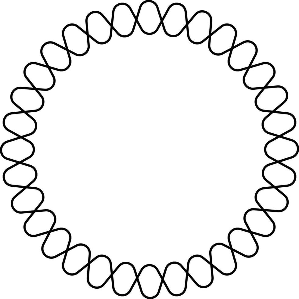 Circle Frame Element vector