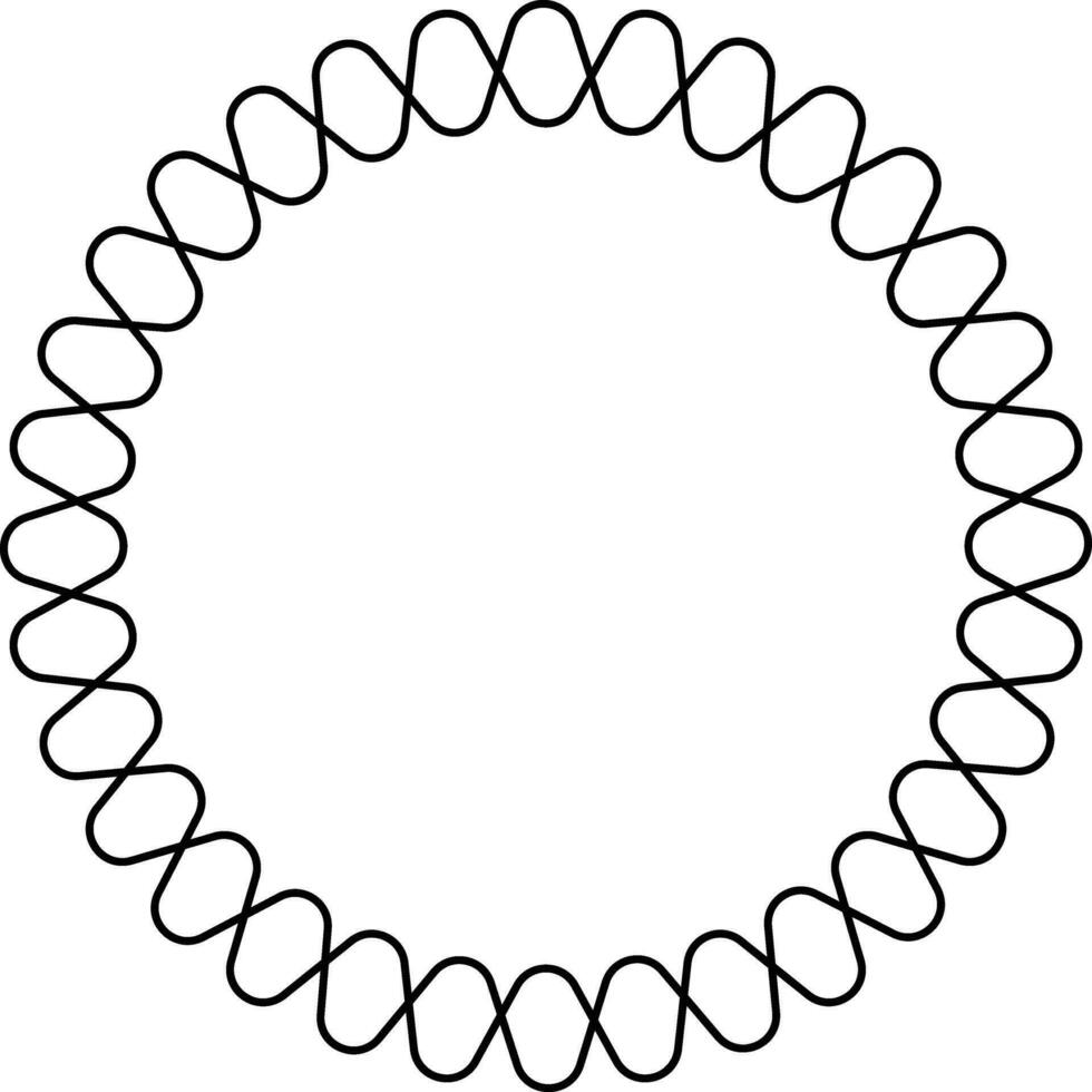 Circle Frame Element vector