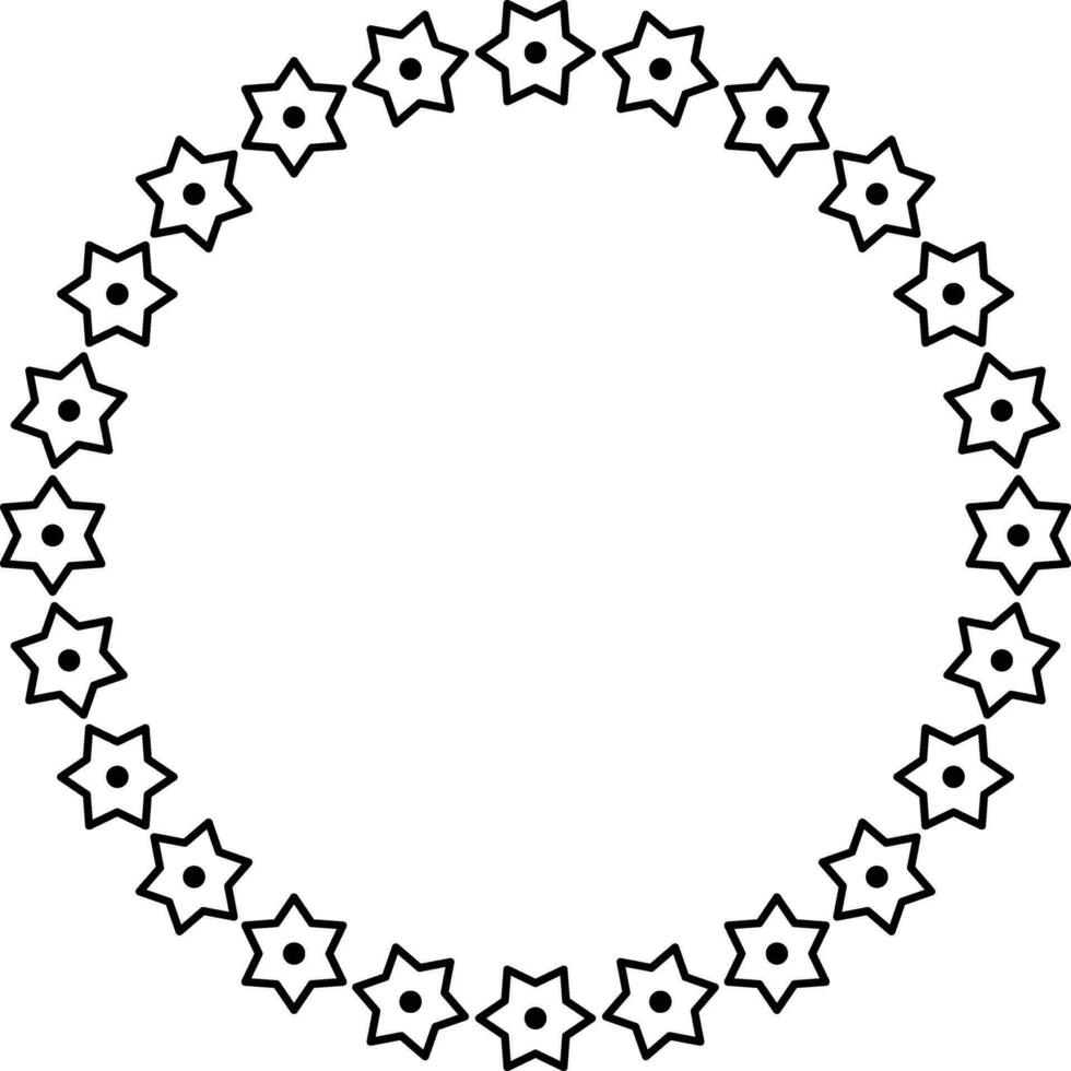 Circle Frame Element vector