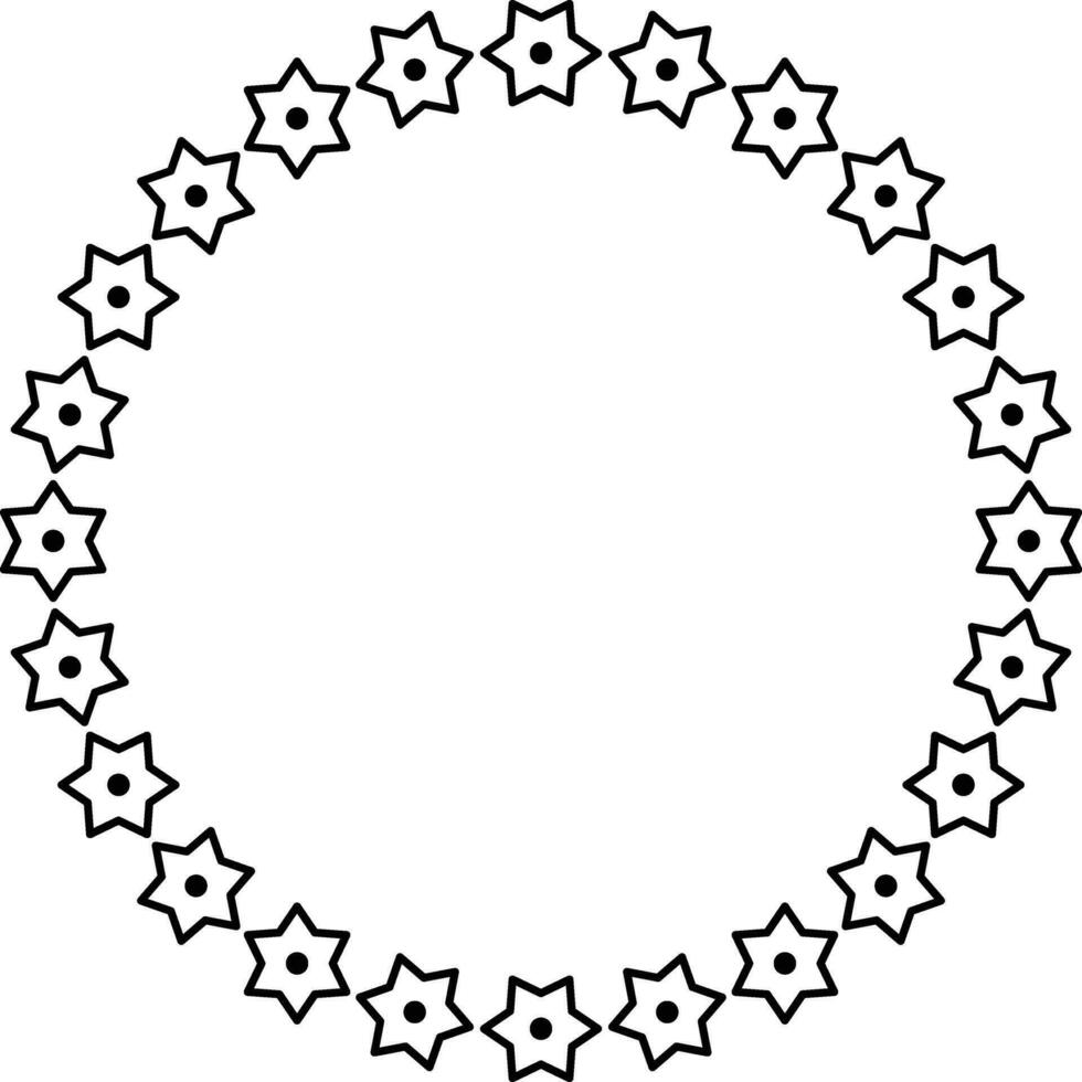 Circle Frame Element vector