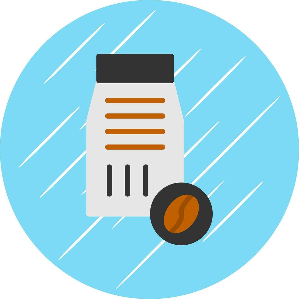 Instant Coffee Vector Icon Design