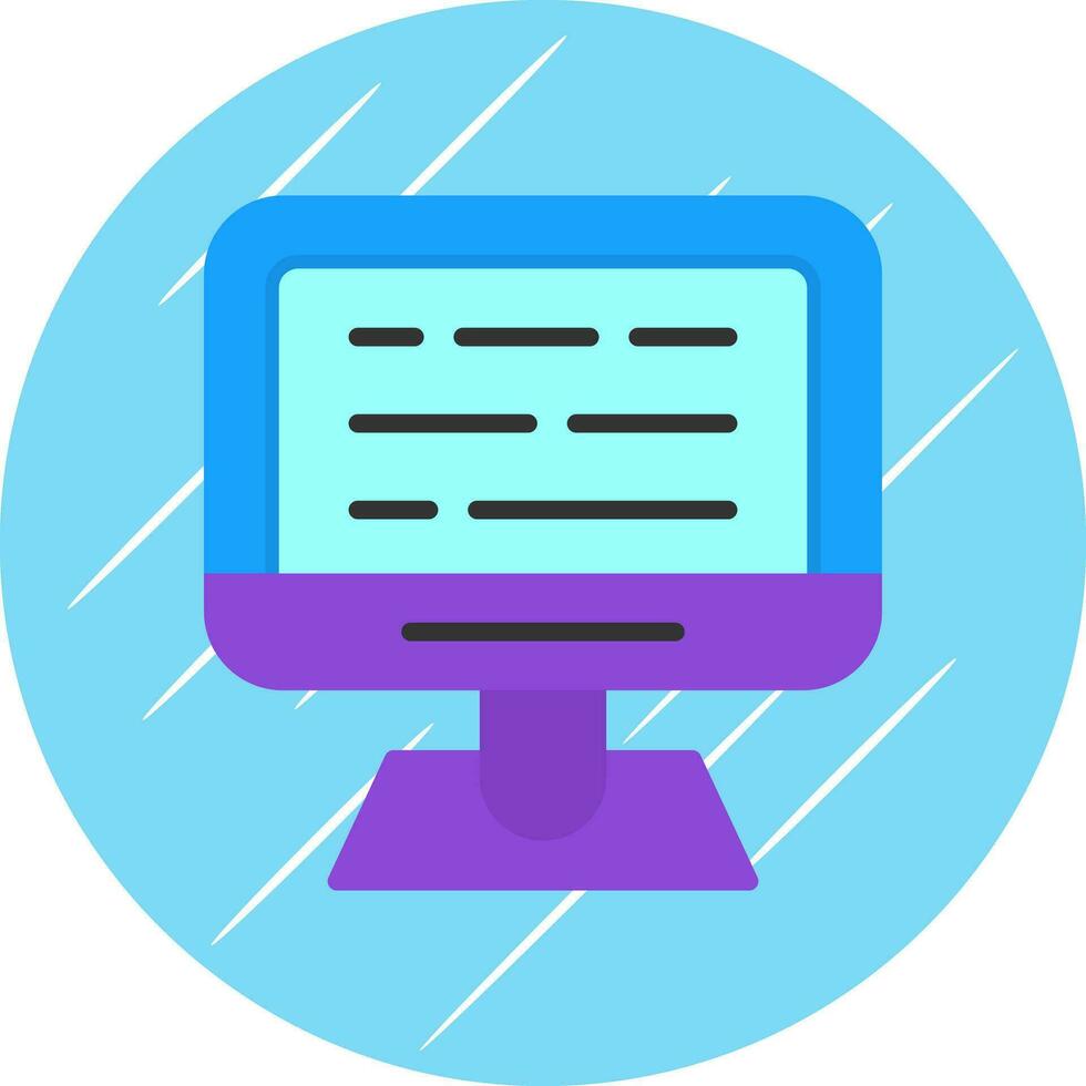 Lcd  Vector Icon Design