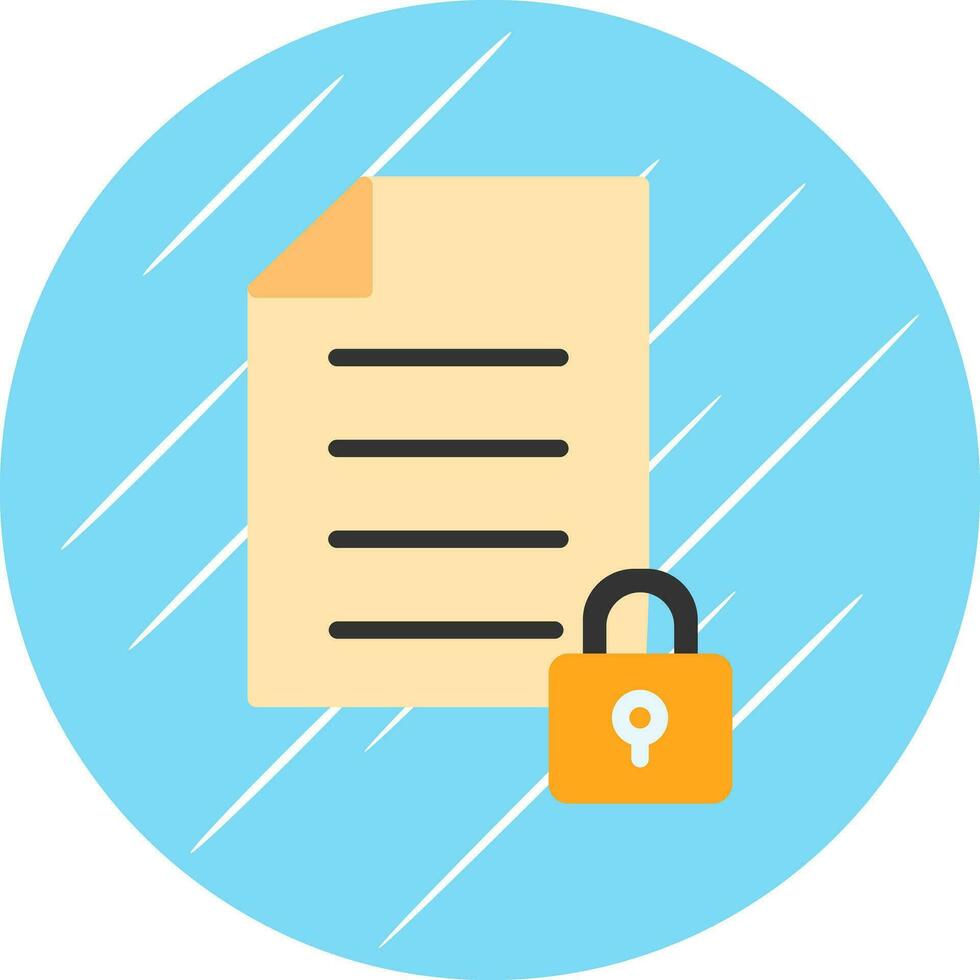 Locked Vector Icon Design